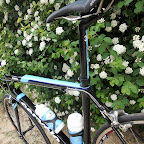 The Cervelo R5 special Marco Polo Cycling Team edition with Rotor crankset, 3T parts, Selle Italia sadle, Tacx bidons and cages. (photo: Pavel Stuchlik)