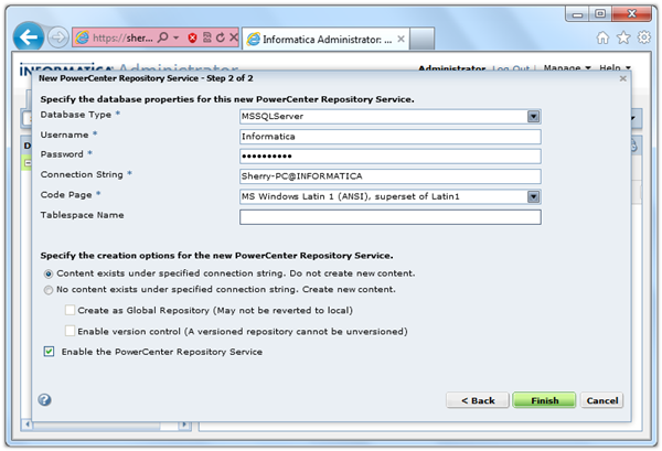 Informatica PowerCenter Repository Upgrade