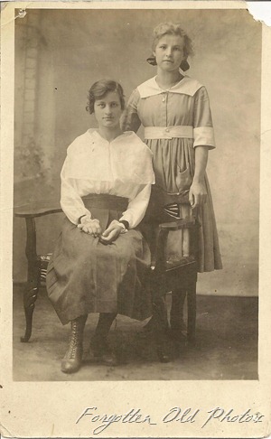Esther Rose and Helia Erickson Postcard Duluth