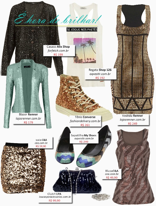 É hora de brilhar! Vestido Paetê e outras roupas brilhantes – Onde comprar. moda-Paetê-vestidos-tenis-camisas-onde-comprar1