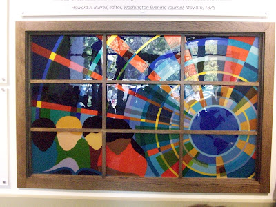 "The Essence of the World" at the Library entrance