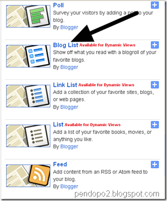pilih blog list pilih blog list