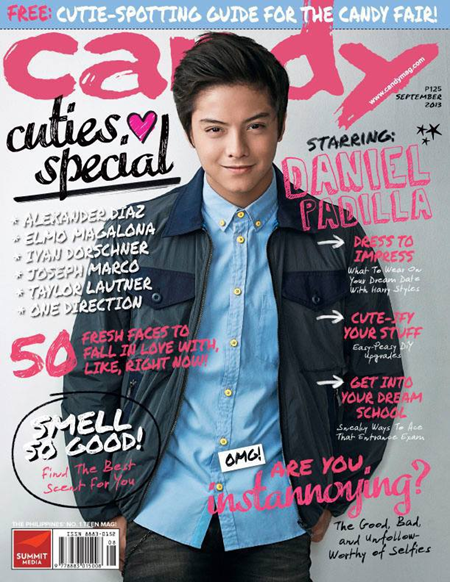 Daniel Padilla on Candy Sept 2013