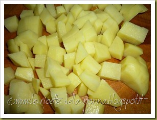 Straccetti al germe di grano con cipolla, speck e patate (2)