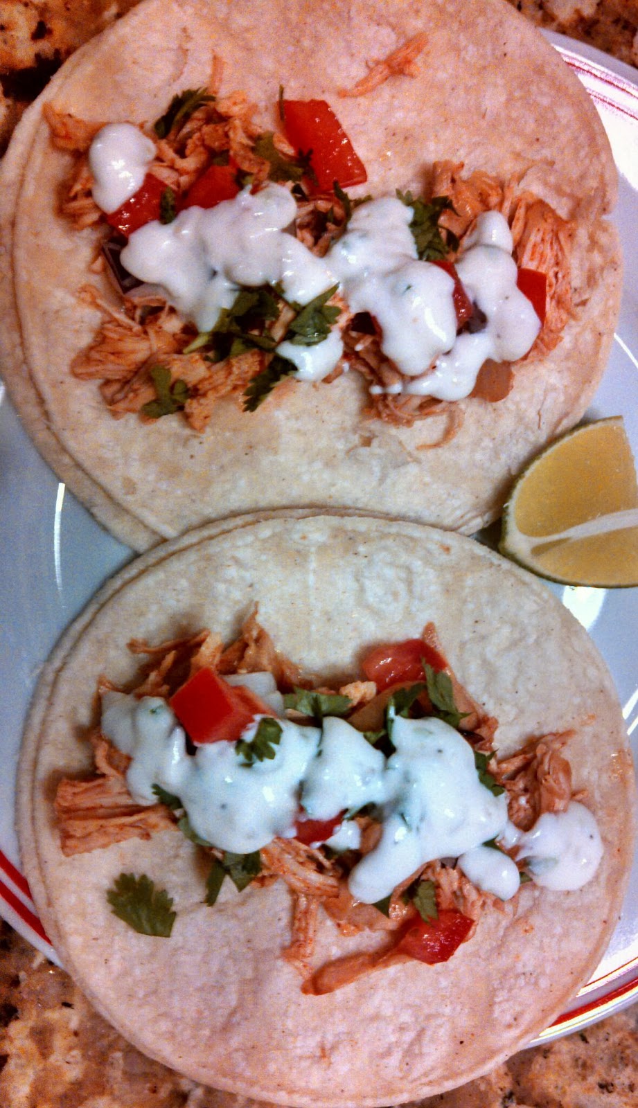 Hot Dog It's a Food Blog Roasted Chicken Tacos with Goat Cheese Queso