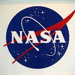 the NASA logo in Cape Canaveral, United States 