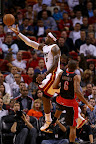 lebron james nba 130123 mia vs tor 02 Boston Outlasts Miami in 2nd OT. LeBron Debuts Suede X PE!