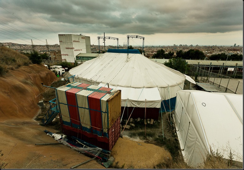 The school of circus of Barcelona The school of circus of Barcelona