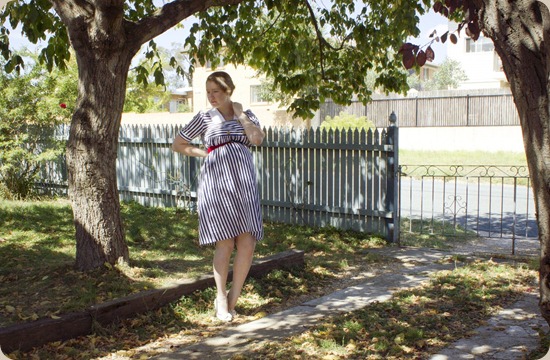 Stripes Forever Maternity Dress - Depict This