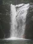 So good and clean and fresh tra-la-la. Dyl having a jungle shower. Good water pressure to boot.