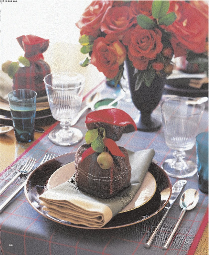 Adding a tartan table runner to the dining room will add so much color and personality.