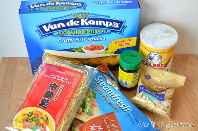 Our Thrifty Ideas | Asian Fish & Vegetable Stir Fry {with Van de Kamp’s fish and Birds Eye vegetables} | #FishnVeggies #Dinner
