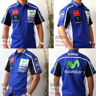 kemeja yamaha movistar blue distro kaos motogp ducati kemeja yamaha movistar blue distro kaos motogp ducati