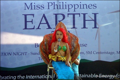 Miss Earth Philippines shared the ramp with Little Miss Earth Philippines