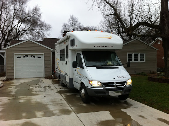 Our campspot in Mattoon