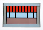 deli, 1998, acrylic on plexiglass, 30 x 42 in.