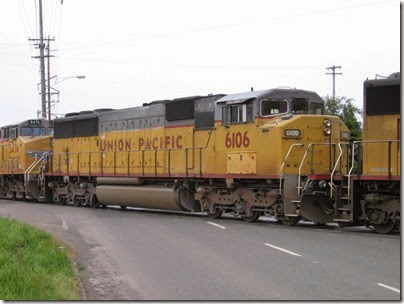 IMG_6308 Union Pacific SD60M #6106 at Peninsula Jct on May 12, 2007