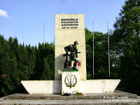 Gozdowice -Pomnik Sapera (odsłonięty dla uczczenia pamięci saperów poległych w pierwszym dniu forsowania Odry -16 kwietnia 1945 r.)