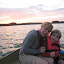 Fishing with sunset. &ndash; 05-Aug-2010