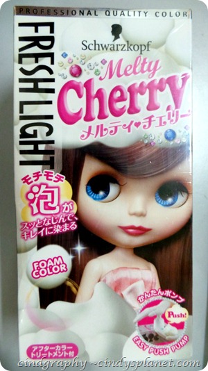 Schwarzkopf Fresh Light Melty Cherry Foam Diy Hair Colour For Chinese New Year Cindy S Planet