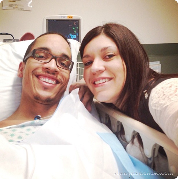 RIGHT BEFORE SURGERY