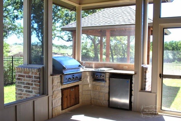 Outdoor screened in porch with bbq fridge and gazebo.jpg Outdoor screened in porch with bbq fridge and gazebo