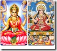 Lakshmi and Parvati