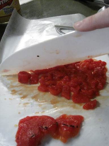 We couldn't get a hold of diced pimentos so they must be diced by hand. We couldn't get a hold of diced pimentos so they must be diced by hand.