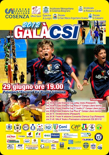 GALA_CSICOSENZA_2012 GALA_CSICOSENZA_2012
