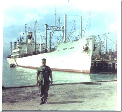 Russ Ford at Da Nang Harbor 1969