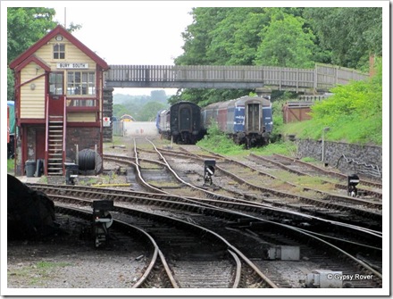 The original trackwork from the main line.