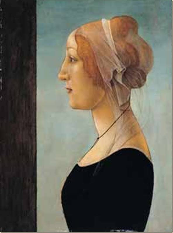 Botticelli, Portrait de femme Botticelli, Portrait de femme