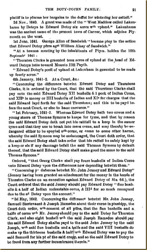 Doty-Doten Family In America - The Family of Edward Doty (16) Doty-Doten Family In America - The Family of Edward Doty (16)