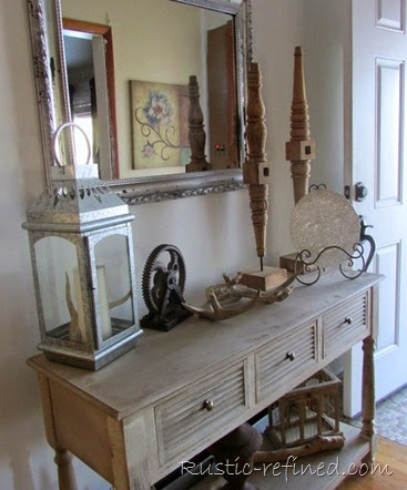 Updating a foyer or entryway with a simple one day DIY paint project.