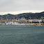 Another view of Cannes. The ugly, modern, brown-ish building in the center is where the annual film festival takes place, usually in May.