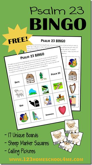 FREE Printable Psalm 23 Bible Bingo for Kids - this is a fun Bible games kids, Bible games for children, and for Sunday School lessons for preschool, kindergarten, first grade FREE Printable Psalm 23 Bible Bingo for Kids - this is a fun Bible games kids, Bible games for children, and for Sunday School lessons for preschool, kindergarten, first grade