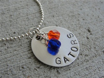 Prettylicious Stamped Metal Necklace