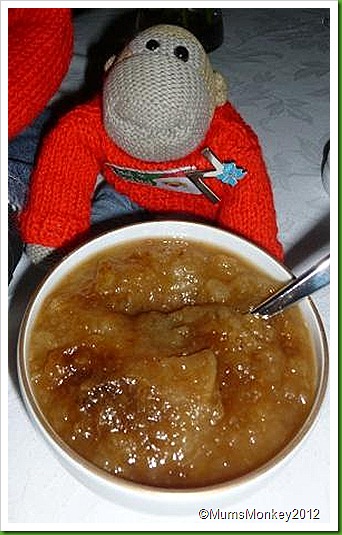 Caramelised apple sauce