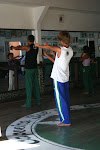 Warming up, capoeira lessons, Arrial d'Ajuda, Brazil