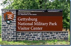 2283 Pennsylvania - Gettysburg, PA - Gettysburg National Military Park - Visitor Center sign 2283 Pennsylvania - Gettysburg, PA - Gettysburg National Military Park - Visitor Center sign