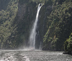 Milford Sound- waterfall