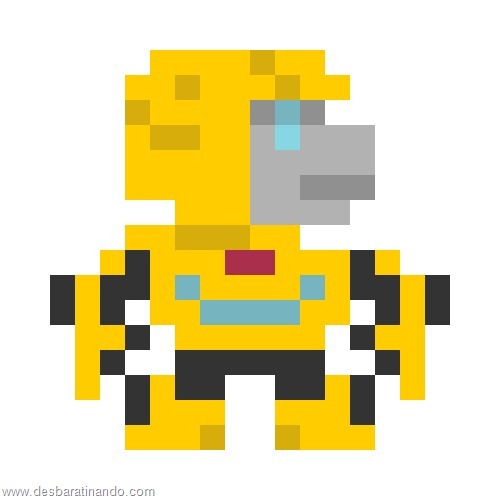 super herois e viloes em 8 bits transformers  (4)