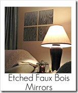 faux bois mirrors