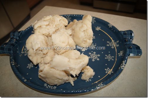 simple homemade playdough as a mold simple homemade playdough as a mold