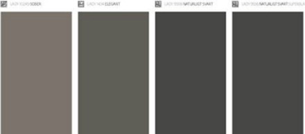 Jotun, Lady Supreme Finish and Pure Color, Färgkarta 4