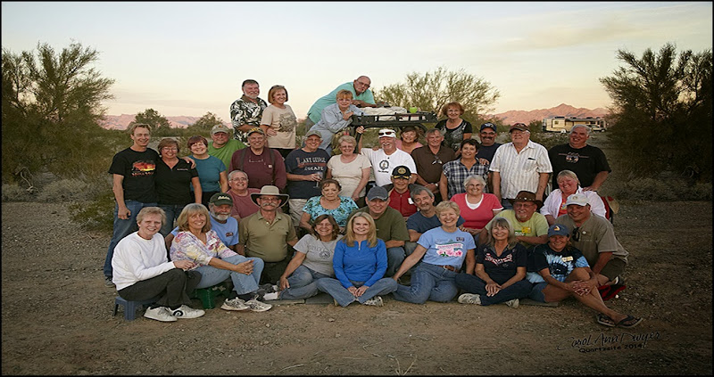 Quartzsite 2014 class photo by Carol