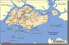 Singapur Mapa