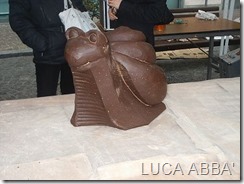 intaglio scultura di cioccolato