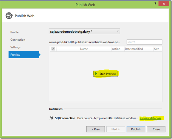Publish DB6 Publish DB6