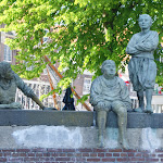 DSC01259.JPG - 6 - 7.06.2013.  Hoorn; Stary Port; współczesny pomnik upamientniajacy W. I. Bontekoe&#039;go